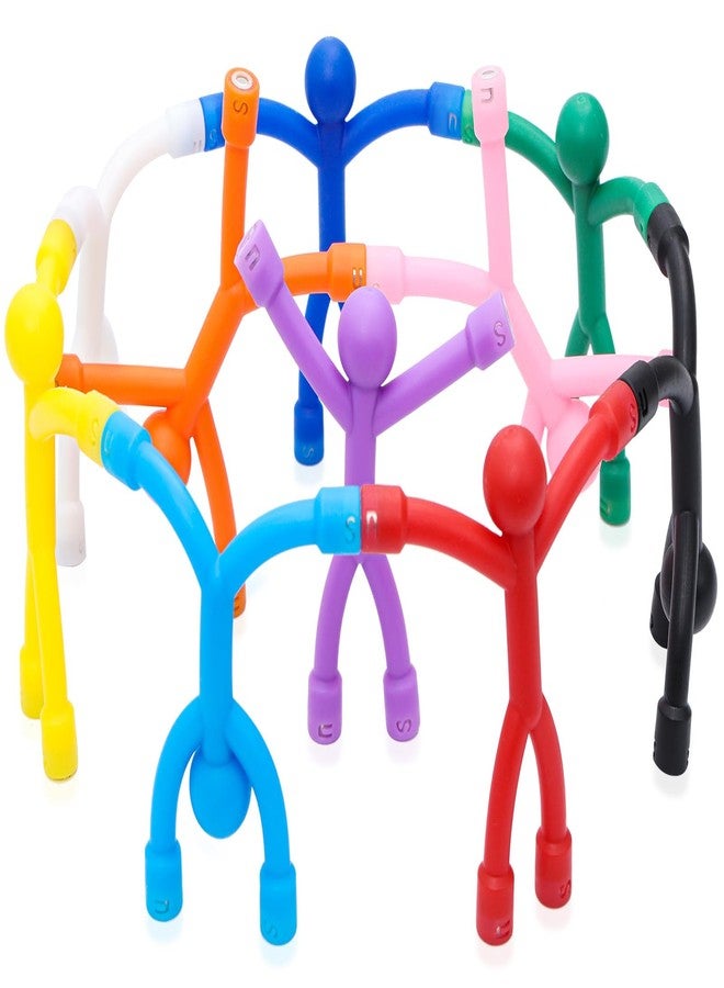 FloraSea 10Pcs Magnetic Travel Toys, Magnets Men for Kids, Cute Magnetic People Airplane Car Travel Essential, Fridge Magnets Fidget Toys, Valentines Day Gifts for Adults Kids - Image 1